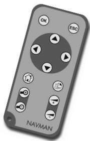 NAVMAN ICN600 - Télécommande* - 1