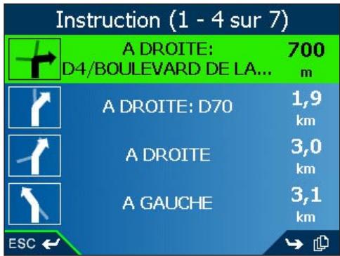 NAVMAN ICN600 - Listedesinstructions - 1