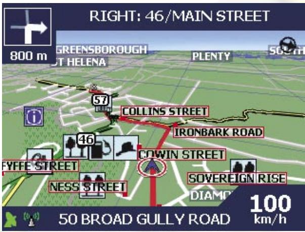 NAVMAN M-NAV650 - Routing to a Message Location - 5