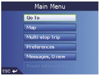 NAVMAN M-NAV650 - Setting a Destination - 1