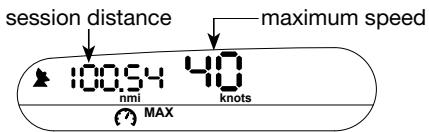 NAVMAN M300 - Speed (Maximum) mode - 1