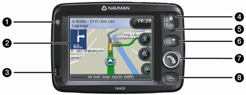 NAVMAN N-SERIES - Éléments de la façon - 1
