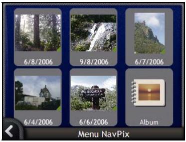 NAVMAN N-SERIES - Comment se rendre jusqu'à une photo NavPix ? - 4