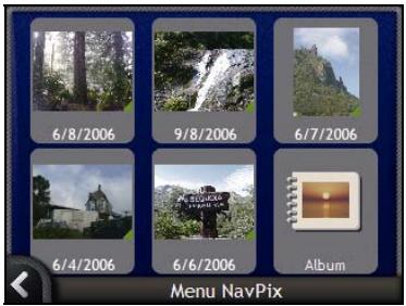 NAVMAN N-SERIES - Comment se rendre jusqu'à une photo NavPix ? - 4