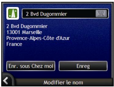 NAVMAN N-SERIES - Comment modifier le nom d'un Favori ? - 5