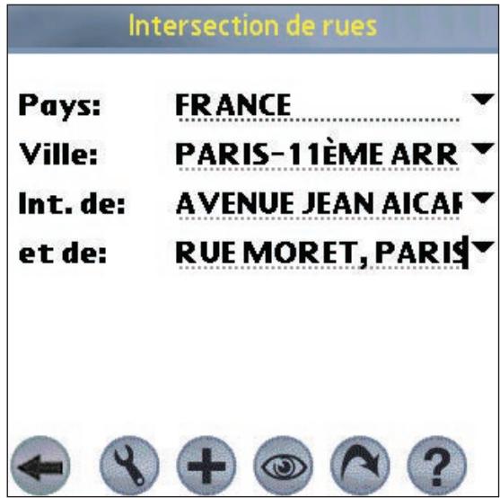 NAVMAN PALM - Vers l'intersection de deux rues - 1