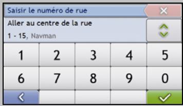 NAVMAN S-SERIES - Utilisation de l'écran Clavier - 4