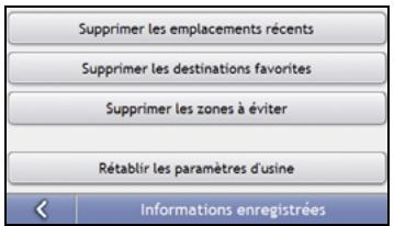 NAVMAN S-SERIES - Infos enregistrées - 2
