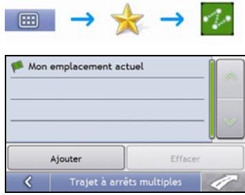 NAVMAN S-SERIES - Ouvrez l'écran Trajet à arrêts multiples - 1