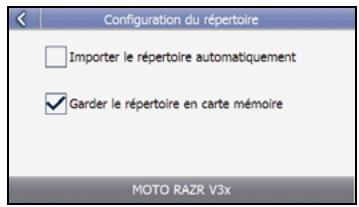 NAVMAN S-SERIES - Configuration du carnet d'adresses - 3
