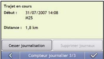NAVMAN S-SERIES - Comment consulter les journaux des déplacements ? - 2