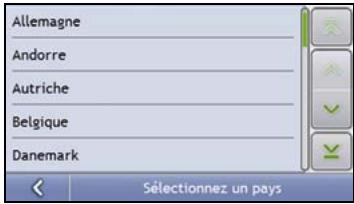 NAVMAN S-SERIES - Sélectionnéz le pays - 1
