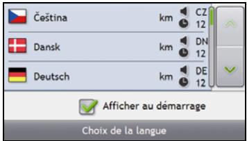 NAVMAN S-SERIES - Sélectionnez la langue de votrechoix - 1