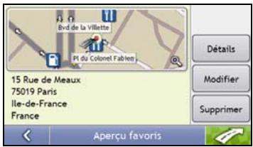NAVMAN S-SERIES - Comment modifier le nom d'un+favori? - 4