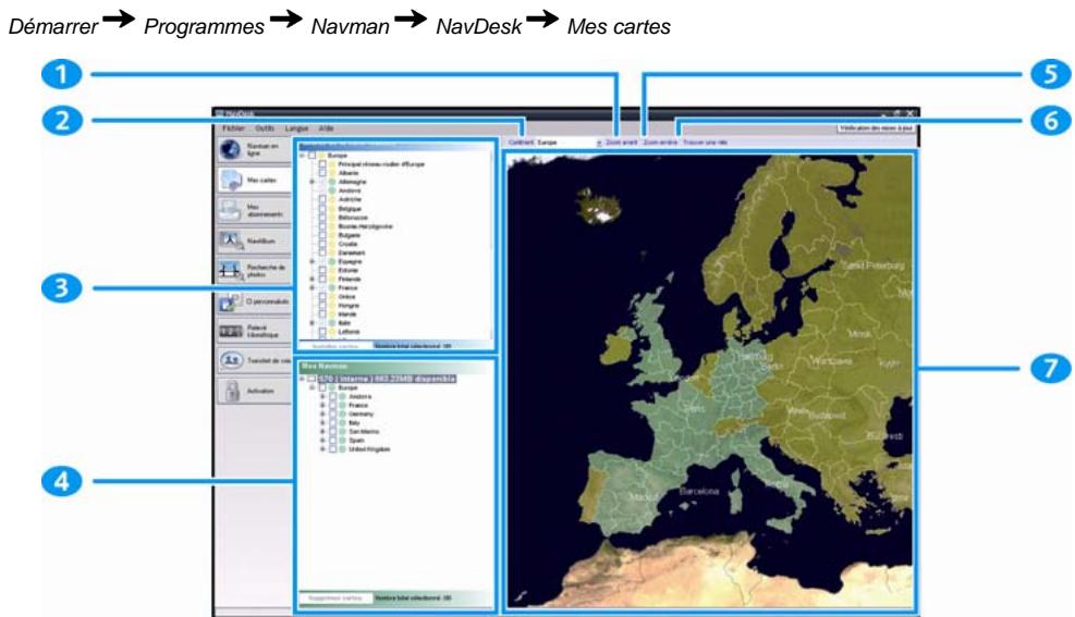 NAVMAN S-SERIES - Mes cartes - 1