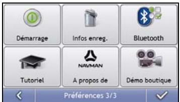 NAVMAN S-SERIES - Que puis- je personneliser ? - 8