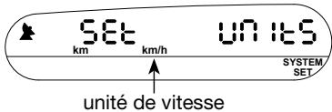 NAVMAN S300 - Réglage de l'unité de vitesse - 1