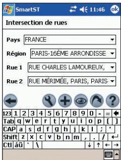 NAVMAN SMART 2005 - Se rendre à l'intersection de deux rues - 1