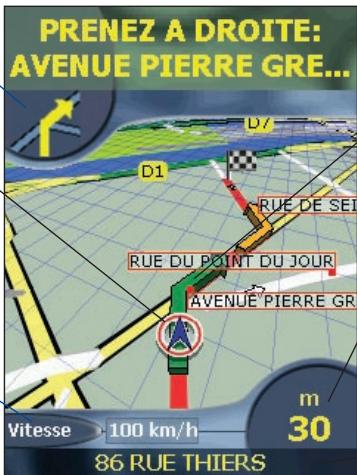 NAVMAN SMART 2005 - Ecran Carte en 3D - 1