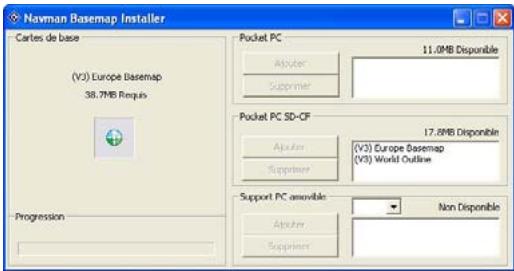 NAVMAN SMART 2005 - Installation de la Basemap - 1