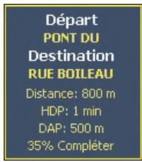 NAVMAN SMARTST 2005 - Visualisation du résumé de l'itinétaire - 1