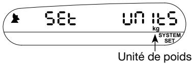 NAVMAN W300 - Réglage des unités de poids - 1