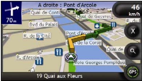 NAVMAN ICN 700 - Ecrans de consultation de carte - 1