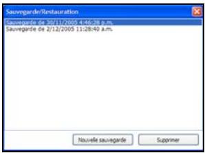 NAVMAN ICN 700 - Comment sauvegarder des informations sur l'iCN ? - 1