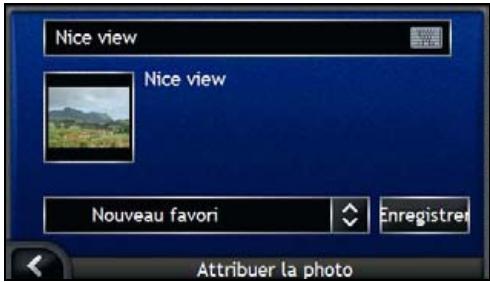 NAVMAN ICN 700 - Comment attribuer une photo à un Favori ? - 4