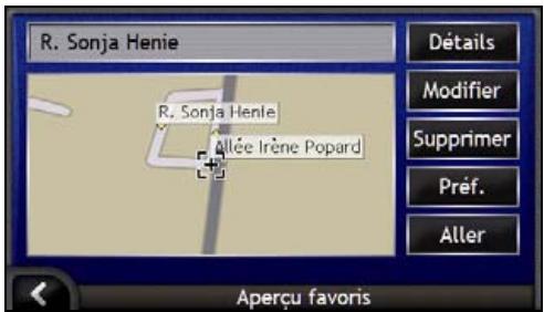 NAVMAN ICN 700 - Comment modifier le nom d'un Favori ? - 4
