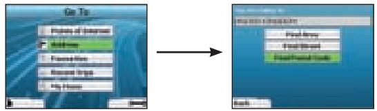 NAVMAN ICN320 - Navigating to an Address - 1