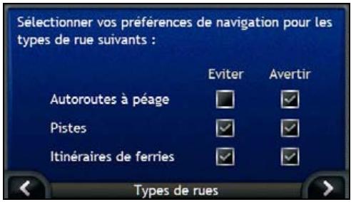 NAVMAN ICN700 - Types de rues - 8