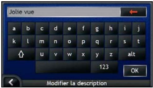 NAVMAN ICN700 - Comment créé un titre pour une photo ? - 1