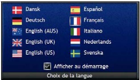 NAVMAN ICN700 - Sélectionnez la langue de votrechoix - 1