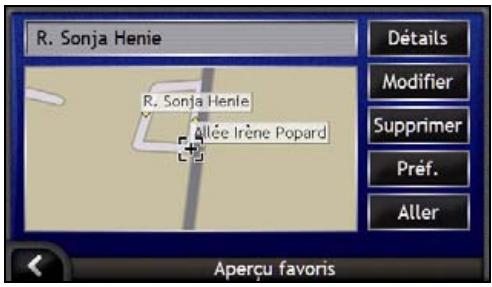 NAVMAN ICN700 - Comment supprimer un Favori ? - 4