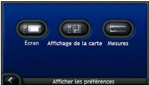 NAVMAN ICN700 - Preférences d'affichage - 1