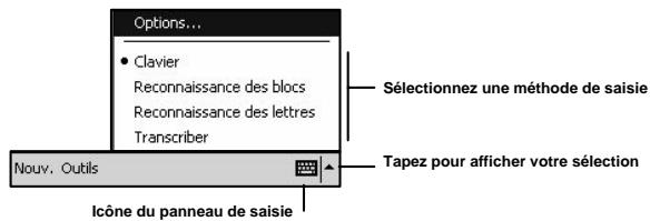 NAVMAN PIN570 - Saisie de texte à l'aide du panneau de saisie - 1
