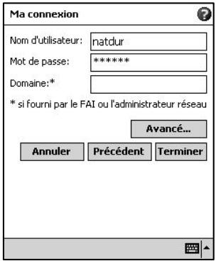 NAVMAN PIN570 - Création d'une connexion modem à un FAI - 4