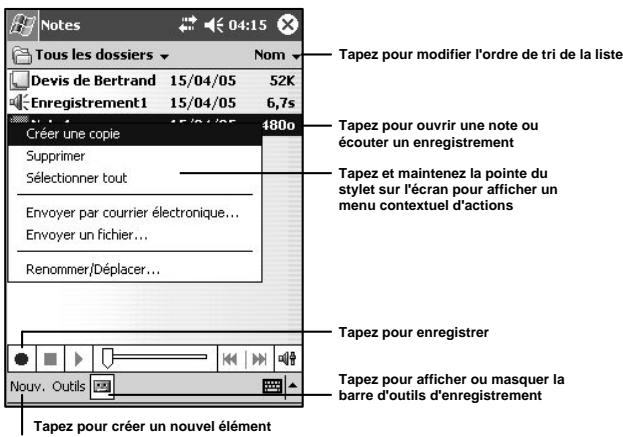 NAVMAN PIN570 - Notes : notez vos pensées et vos idées - 1