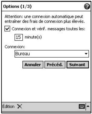 NAVMAN PIN570 - Création d'un nouveau compte dans Boite de réception - 6