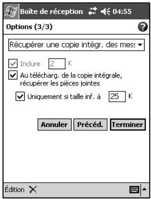 NAVMAN PIN570 - Création d'un nouveau compte dans Boite de réception - 9