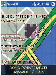 NAVMAN SPIN 100 - Ajouter une zone à éviter - 1