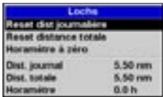 NAVMAN 8120 - Options du menu Paramétrage - 11