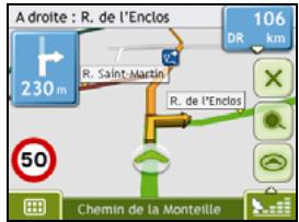 NAVMAN F15 - Écrans de consultation de carte - 1