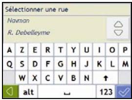 NAVMAN F15 - Cherchez le nom et le numéro de rue - 1
