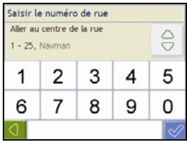NAVMAN F15 - Utilisation de l'écran Recherche de la destination - 2