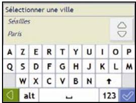 NAVMAN F15 - Cherchez la ville/zone - 1