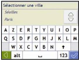 NAVMAN F15 - Cherchez la ville/zone - 1