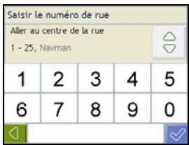 NAVMAN F25 - Cherchez le nom et le numéro de rue - 2