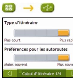 NAVMAN F25 - Options d'itinétaire - 1